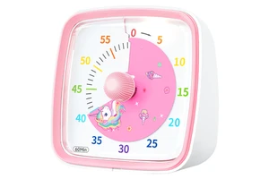 Yunbaoit Night Light 60-Minute Visual Timer Silent Classroom Timer Countdown Clock Kids Time Management Tool Home School Work