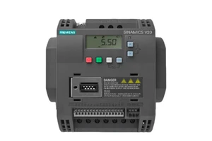 SINAMICS V20 Three Phase Inverter 6SL3210-5BE27-5UV1 7.5kW 400V Unfiltered Built-in BOP USS MODBUS IP20 Industrial Automation