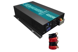 WZRELB RBP4000S 4000W Pure Sine Wave Single Iron Shell Solar Inverter 12V/24V/36V/48V DC 120V/220V AC Grid 90% Efficiency
