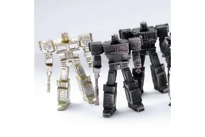 Different Effects Transformers Toys Unique Metal Ornaments Mini Robot Stationery Gift