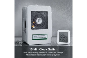 CE Certified TB-388 Mechanical Timer Switch 15A/30A High Capacity 24-Hour Circular Program Timer for Industrial Oven & Machine