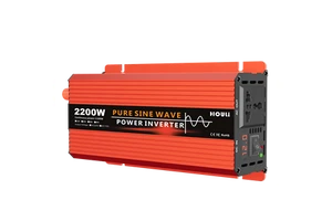 HOULI Inversor 12v to 220v Pure Sine Wave Inverter Dc to Ac 600W 1600W 2200W 3000W 24V Inverter Conversor De 12V 110V for Home