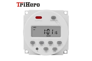 AC220V Digital TH615 LCD Power Timer Programmable Time Switch Relay 15A Timers CN101 Timer