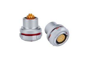 Linkhive C-Series Secure High-density Connectors Brass Multi-core 2 To 32 Pins Push Pull Circular Connector Compatible With ODU