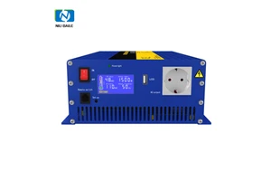 Inversor 12V 24V 48V to 110V 220V 230V Pure Sine Wave Single Phase 50Hz Grid 1500W DC AC Power Inverter for Home Appliance Motor