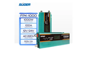Suoer FPK 12v/24v 220v off Grid Inverter Converter 350w/600W/1000W Pure Sine Wave Power Inverters Wholesale Only
