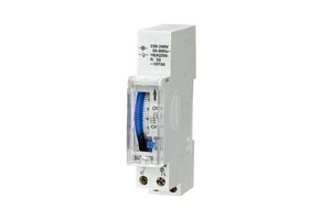 SUL180A DIN Rail Mounted Quartz 15 Minutes Mechanical Timer 24 Hour 16A Control Switch Programmable Industrial Timer