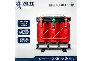 SCB13 Three-Phase 50/60Hz Epoxy Resin Cast Dry-Type Transformer 50KVA 10kV/400V Full Copper Winding
