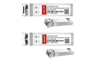Cisco SFP Compatible 10G SFP Module Fiber Optic Transceiver 300 Meter LC Connector LR BiDi Duplex CWDM 1270nm 1330nm 40KM 300m