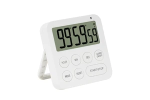 Mute/Loud Alarm Switch 24 Hour Clock & Alarm Memory Function Count up Count Down Digital Kitchen Timer