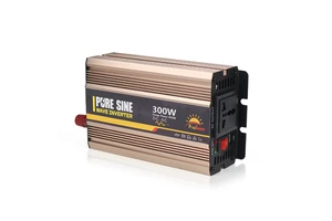 300W Best Selling Portable LCD Single Phase Pure Sine Wave Inverter DC 12V 24V to AC 110V 220V Off-grid Power Inverters