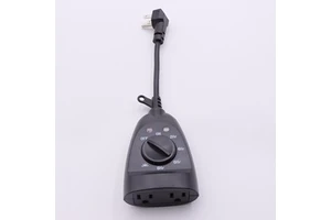 ETL Certification American Cable Electronic Timer For Cord Socket Automatic Power Off Leakage Protection