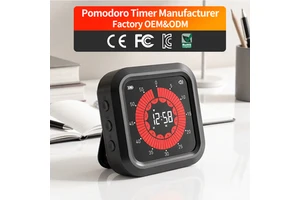 Digital Countdown Visual Timer Custom Countdown Pomodoro Technique Timer Minute Second Focus Study Time Management Kitchen Timer