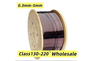 Tian Gong Industrial Solid Copper Flat Enameled Wires 600V Rated Voltage IP67 Protection Single Core Coil Transformer