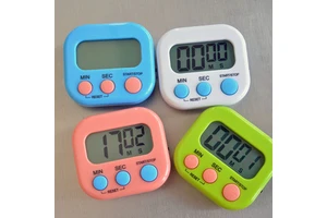 Magnet Mini LCD Electronic Countdown Mechanical Cute Clock Digital Kitchen Timer
