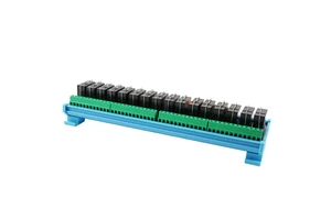 Oshangming 16 Channel Input Output Relay 24V Relay Module 16 IO Board 16A PNP/NPN Single Open for PLC