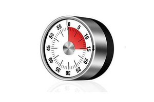 Stainless Steel Mechanical Kitchen Timer 60-Minutes Alarm Cooking Timer With Loud Alarm Magnetic Clock Timer