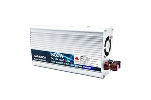 Power Inverter 1500W Modified Sine Wave Inverter 1.5Kva 12V to 220V Solar Inverter Inversor