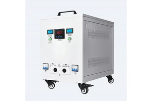 DC 12V 24V to AC 18V Inverter with 0-220V-380V Range 6KW 7.5KW 16A 50Hz & 60Hz Frequencies 1A-30A Current Output