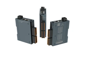 YULIAN High-Speed 200KHZ EtherCAT PLC Field Bus IO Module Pulse Output Dual RJ45 24V Input 4/8/16 Analog Input Ethernet/IP