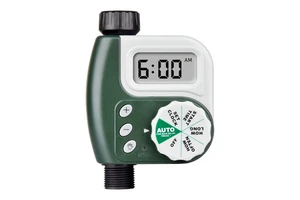 Manufacturer Classical Plastic Outdoor Water-proof Smart Green Water Controller Timer for Garden Irrigation