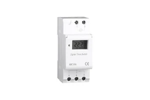 AHC15A THC15A Daily/Weekly Programmable Din Rail Digital Timer Time Switch Relay 25A 16A 220V AC 230V 110V/ DC 24V 12V