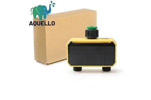 Smart Dual Water Timer Automatic Garden Sprinkler Timing Outdoor Digital Farm Drip Irrigation Controller Solar Charge