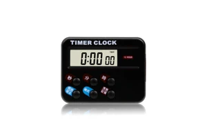 Magnetic LCD Digital Kitchen Countdown 24 Hour Timer With Stand White Practical Study Shower Cooking Egg Desk Timer Alarm Clock