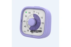 T31 60-Minute Visual Countdown Timer Durable Mechanical Kitchen Timer Classroom Visual Timer for Kids and Adults
