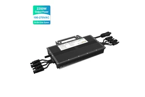2000W 2250W IP67 Waterproof Solar Inverter Single Phase Grid Tie 230VAC Micro Inverter for Residential Power Micro Inverter