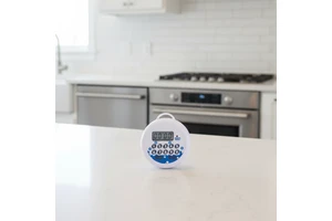 Waterproof Plastic Eco-Friendly LCD Countdown Timer for Kitchen Use with 1-6 Hours Fixed Time
