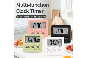 Mini Electronic Digital Countdown Timer LCD Display AAA Battery Eco-Friendly Kitchen Cooking Magnet Timer Perfect Workmanship