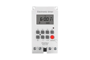 KG316S High Load 30A 220V 7 Days Weekly Digital Electronic Lighting Timer Interval 1 Second Power Direct Output