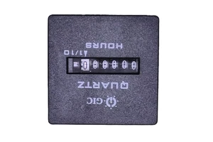 Portable Eco-Friendly 5V 50/60Hz Hour Meter LA25F1(K) GIC Countdown Timer with 10H Max Setting PVC Material Industrial Use