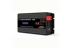 Hot Sale 1500W Solar Power Inverter with AC Charger Pure Sine Wave 12V to 220V for Home Solar System