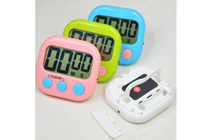 OEM Low MOQ Cheap Mini LCD Set Time Reminder Magnetic Oven Electronic Digital Kitchen Cooking Cute Countdown Alarm Timer Timer