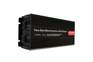 Factory Pure Sine Power Inverter 24v 2000w 12v 220v Power Inverter with Charger Ups Battery Inverter Power