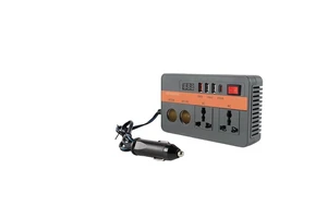 Car Converter with Fast Charging USB type-c European Standard 300W Universal Socket 12V to 220V Car Inverter