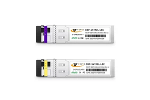 YTOPTO 10G SFP+ BIDI T1490nm/R1550nm 80km SMF LC Optical Module Use For Data Center Compatible Arista/Cisco/Juniper/Dell/Aruba
