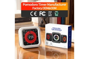 Manufacturer Custom Focus Digital Visual Kitchen Pomodoro Method Cube Magnetic Back Tomato Timer Classroom Study Desk Timer