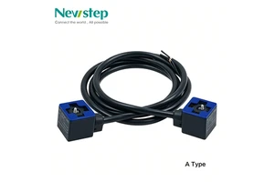 DIN 43650 Form A Solenoid Valve Connector 2P+E 3P+E IP67 Waterproof Valve Connector With LED Indicator For Industrial