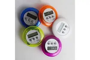 Classical Hot Sale Mini Magnetic Round LCD Digital Kitchen Cooking Gadget Countdown Alarm Timer