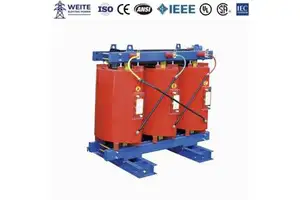 SCB13 Three Phase Epoxy Resin Cast Dry-Type Transformer 80KVA 10KV 400V All Aluminum Material