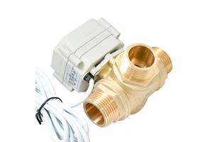 A20-T25-B3-C Tonhe 3 Way DN25 Male Thread DC12V DC24V Electric Valve