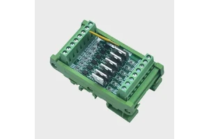 4/6/8/10/12/16/20 Channel PLC DC Output Amplifier Transistor Module IO Board DC Control Optocoupler Isolation PNP NPN 12-24V