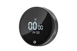 USB-Charging Rotary Rotating Electronic Timer with Magnetic Attachment for Kitchen Baking and Student Time-Countdown Management
