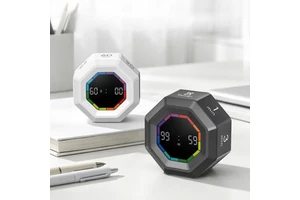 Factory Price Magnetic Back Gravity Sensor Pomodoro Timer Minuteur Visual Desk Countdown Student Cooking Kitchen Timer