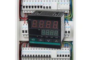 QIANJI CH Single Alarm Oven Thermostat PID Temperature Control 0-1300C Range IP20 85-265V Relay SSR Automated Automation