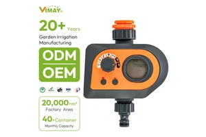 Digital Programmable Garden Water Timer Electronic Irrigation Controller With LCD Screen Battery Operated OEM ODM