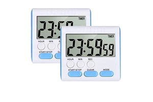 24-Hour Plastic Digital Countdown Timer Fridge Magnet Alarm Clock with Common Appearance